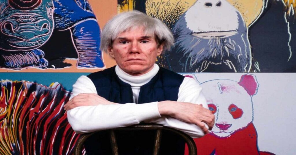 En la foto, Andy Warhol