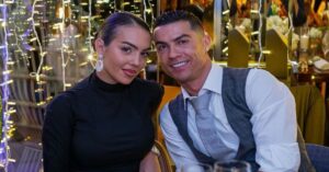 En la foto, CR7 y su novia Georgina Rodríguez