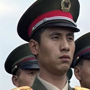 En la foto, Tian Mingjian