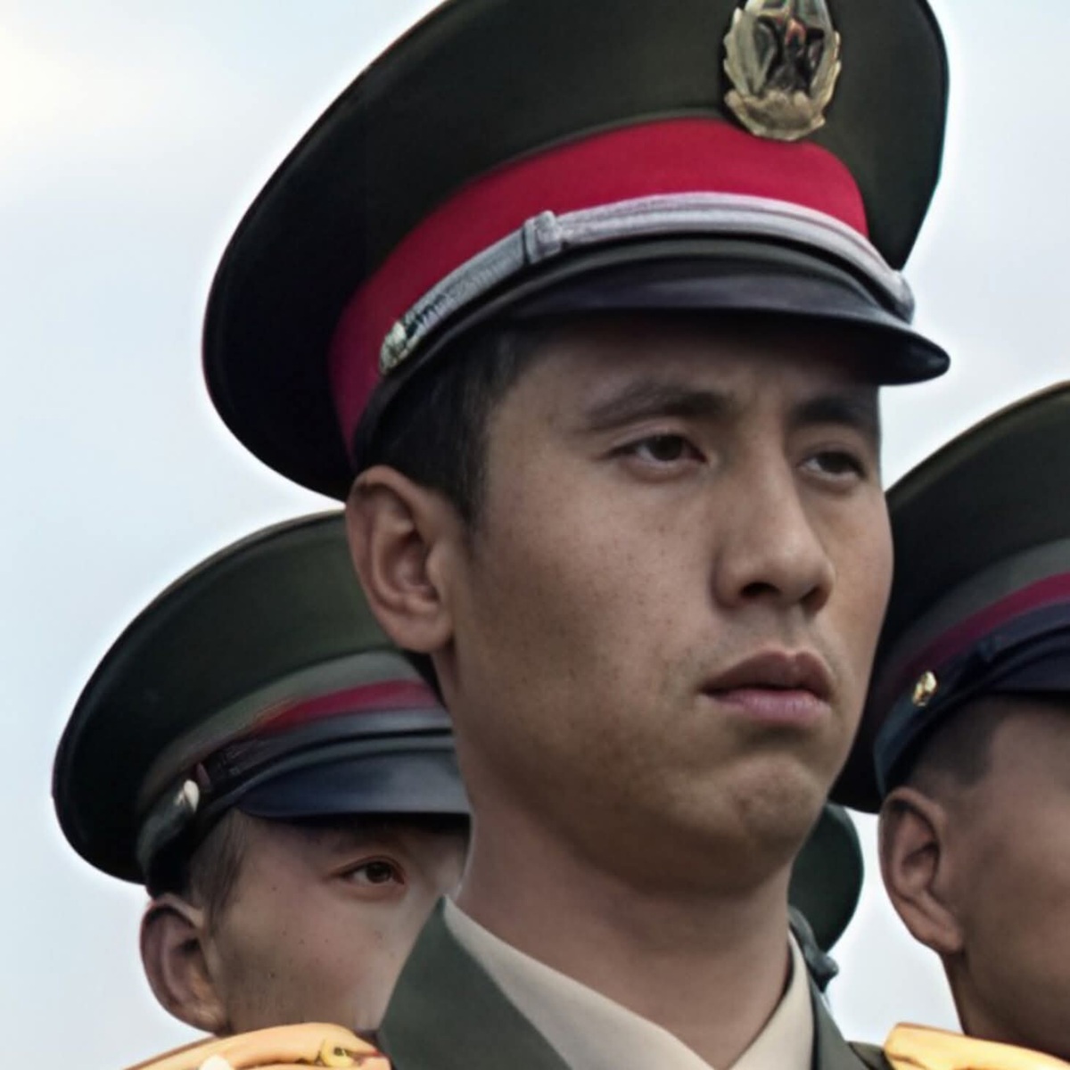 En la foto, Tian Mingjian