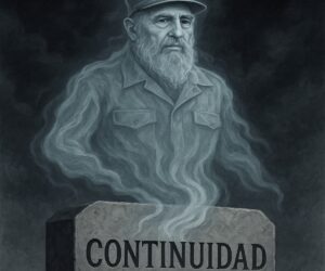 En la foto, una imagen de Fidel Castro