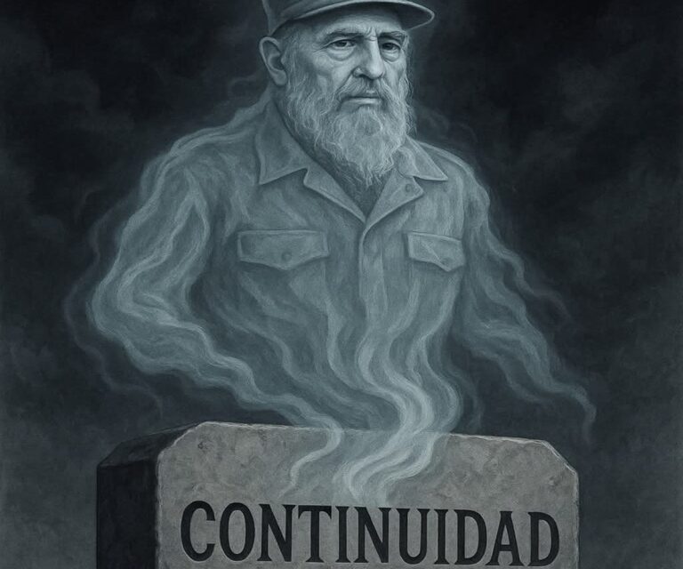 En la foto, una imagen de Fidel Castro