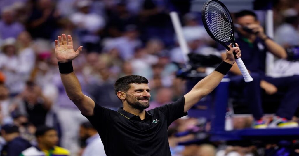 En la foto, Novak Djokovic