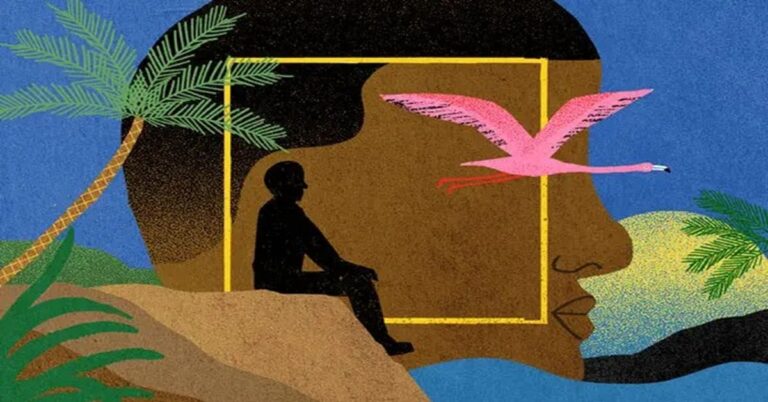 En la mano, una imagen relativa al exilio cubano