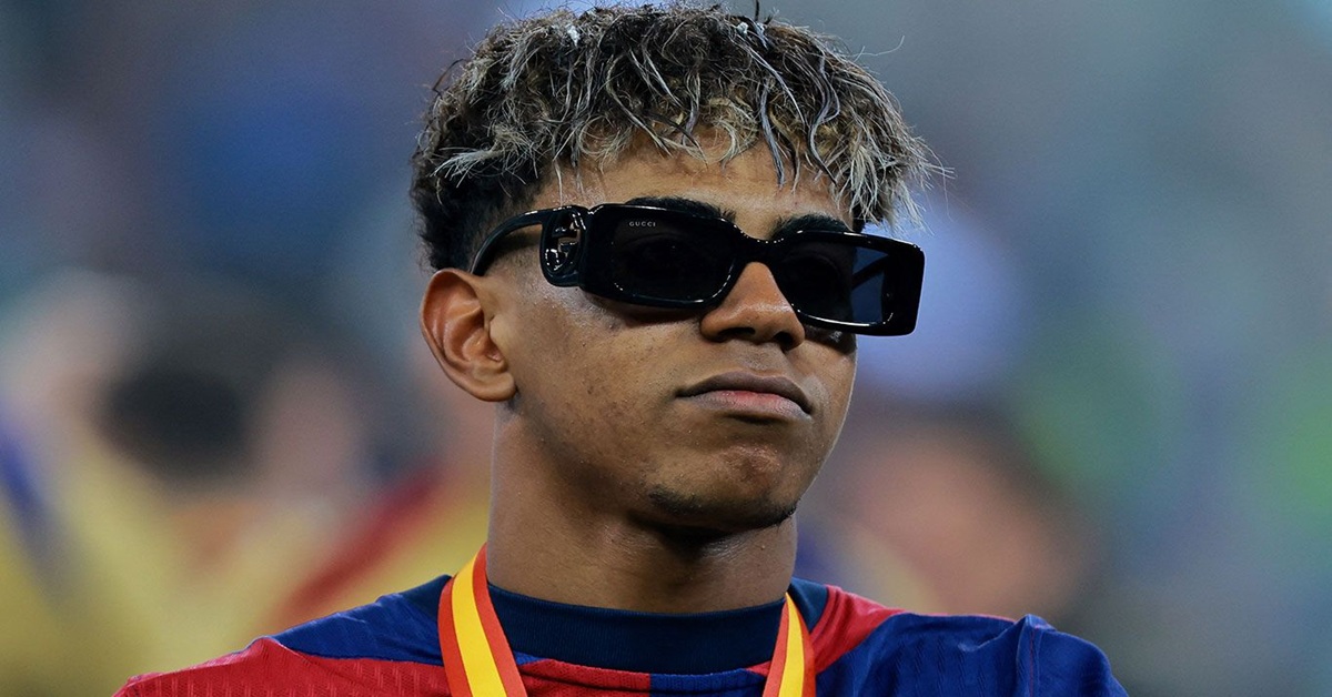 En la foto, Lamine Yamal