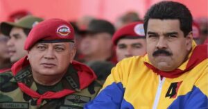 En la foto, Nicolás Maduro y Diosdado Cabello