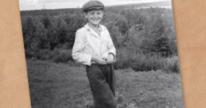 En la foto, Joseph Brodsky de niño