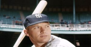 En la foto, Mickey Mantle