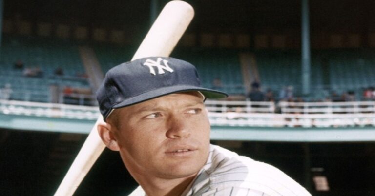 En la foto, Mickey Mantle
