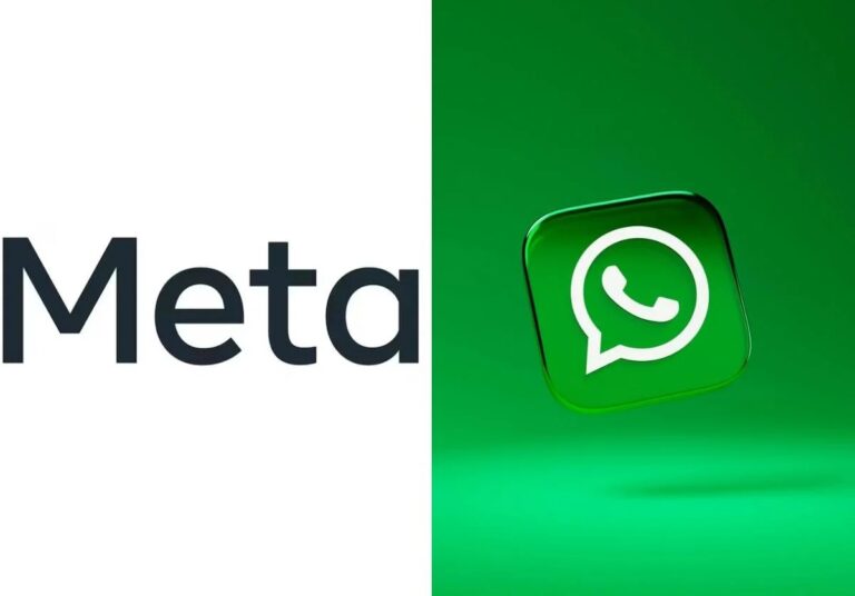 En la foto, el logo de Meta y Whatsapp