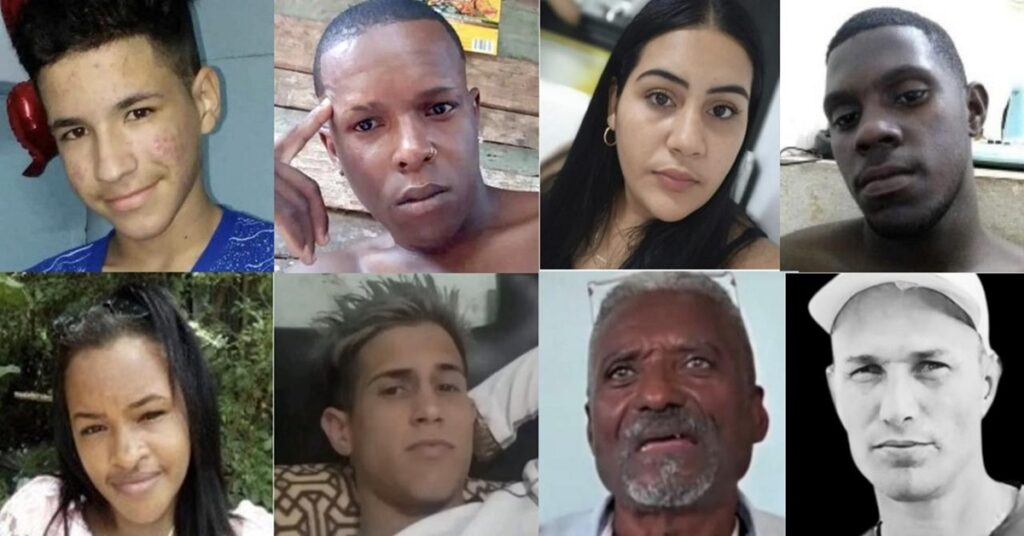 He estado pensando en... el genocidio silencioso 7 En la foto, personas que han muerto o desaparecido en Cuba en los últimos meses