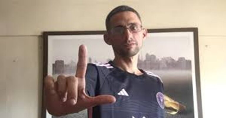 En la foto, Nadir Martín Perdomo