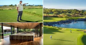 En la foto, Ohtani y sus propiedades en Hawái