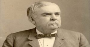 En la foto, el abogado George Graham Vest