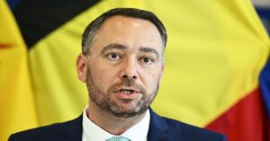 En la foto, el ministro de Exteriores Belga, Maxime Prévot