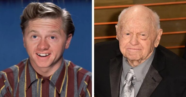 En la foto, Mickey Rooney