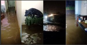 En la foto, collage de la situación en Santiago de Cuba, pasada por alto por la prensa cubana