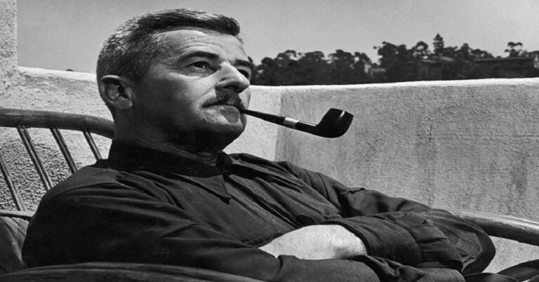En la foto, William Faulkner