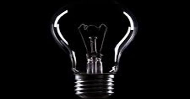 En la foto, un bombillo apagado