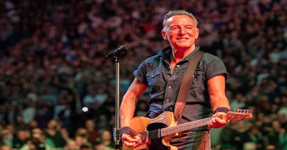 En la foto, Bruce Springsteen