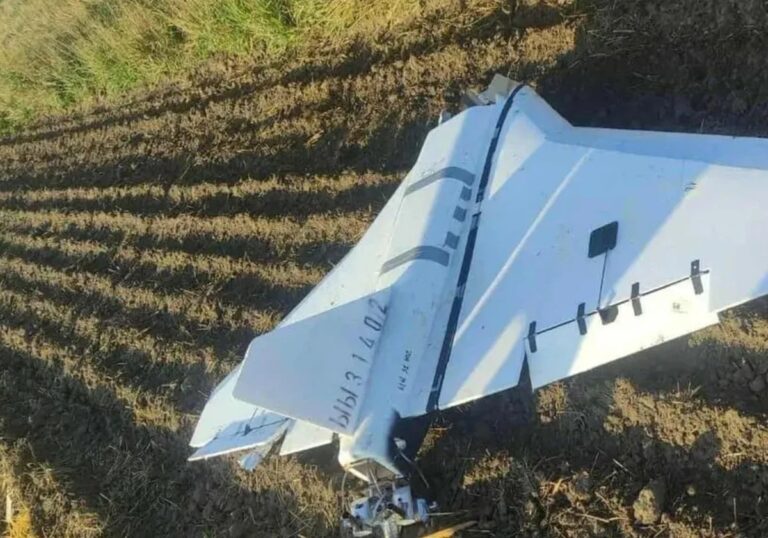 En la foto, supuestos drones rusos derribados por Polonia