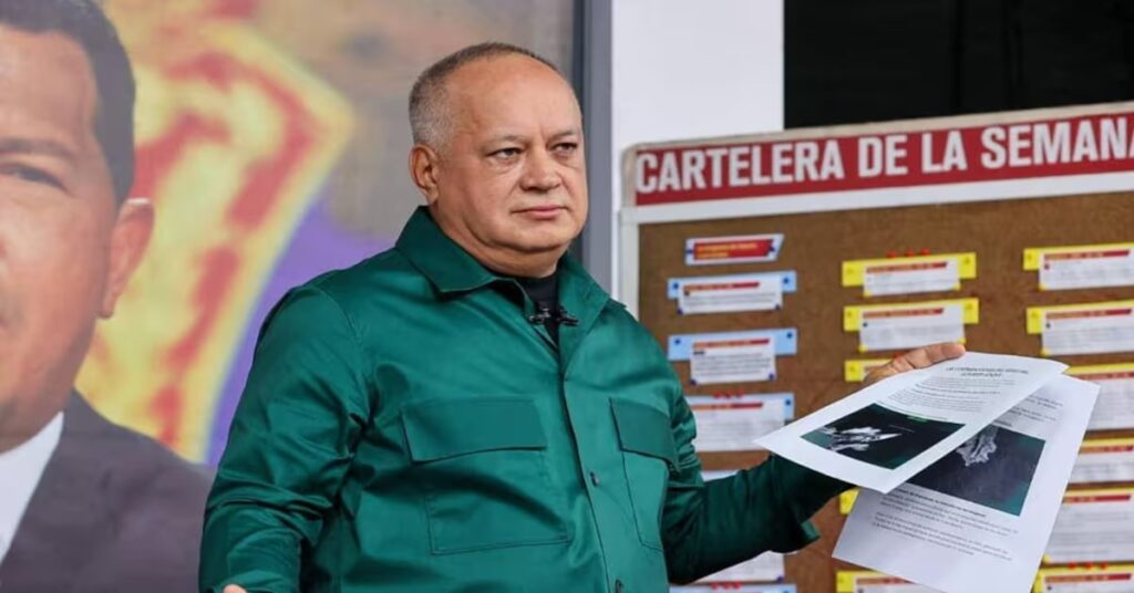 En la foto, Diosdado Cabello