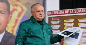 En la foto, Diosdado Cabello
