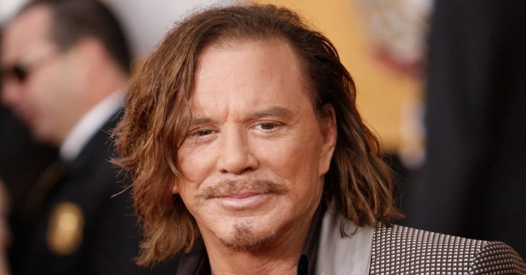 En la foto, Mickey Rourke