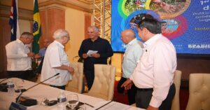 En la foto, participantes en el Primer Encuentro de Alto Nivel sobre Soberanía Alimentaria