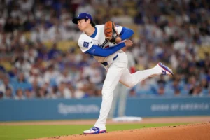 En la foto, Shohei Ohtani