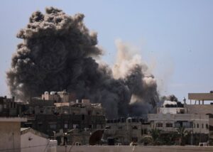 En la foto, la Ciudad de Gaza