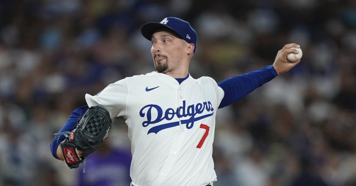 En la foto, Blake Snell