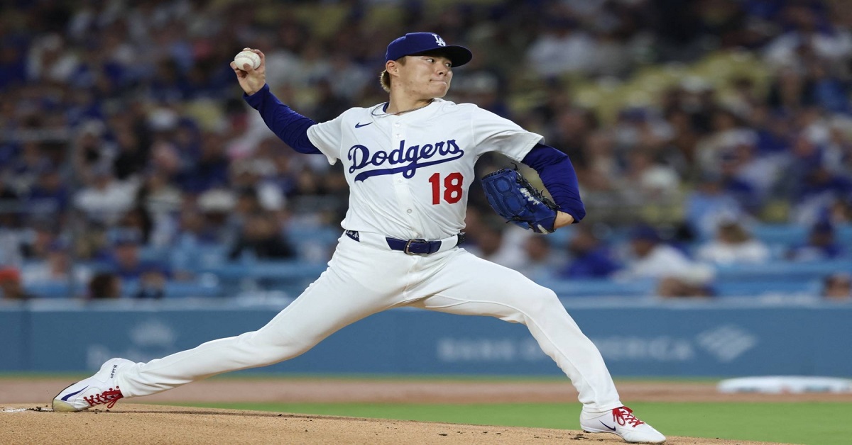 En la foto, el pitcher japonés Yoshinobu Yamamoto