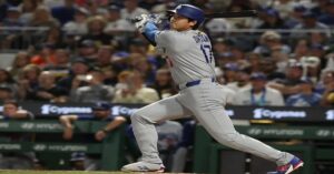 En la foto, el japonés Shohei Ohtani