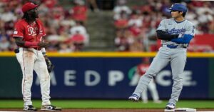 En la foto, Elly de la Cruz y Shohei Ohtani