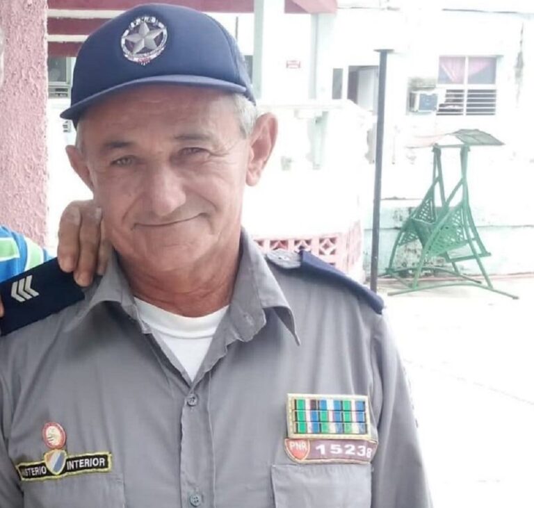 En la foto, policía ajusticiado en Villa Clara