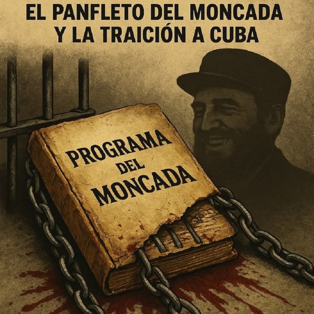 En la foto, una imagen de Ai sobre el programa del Moncada