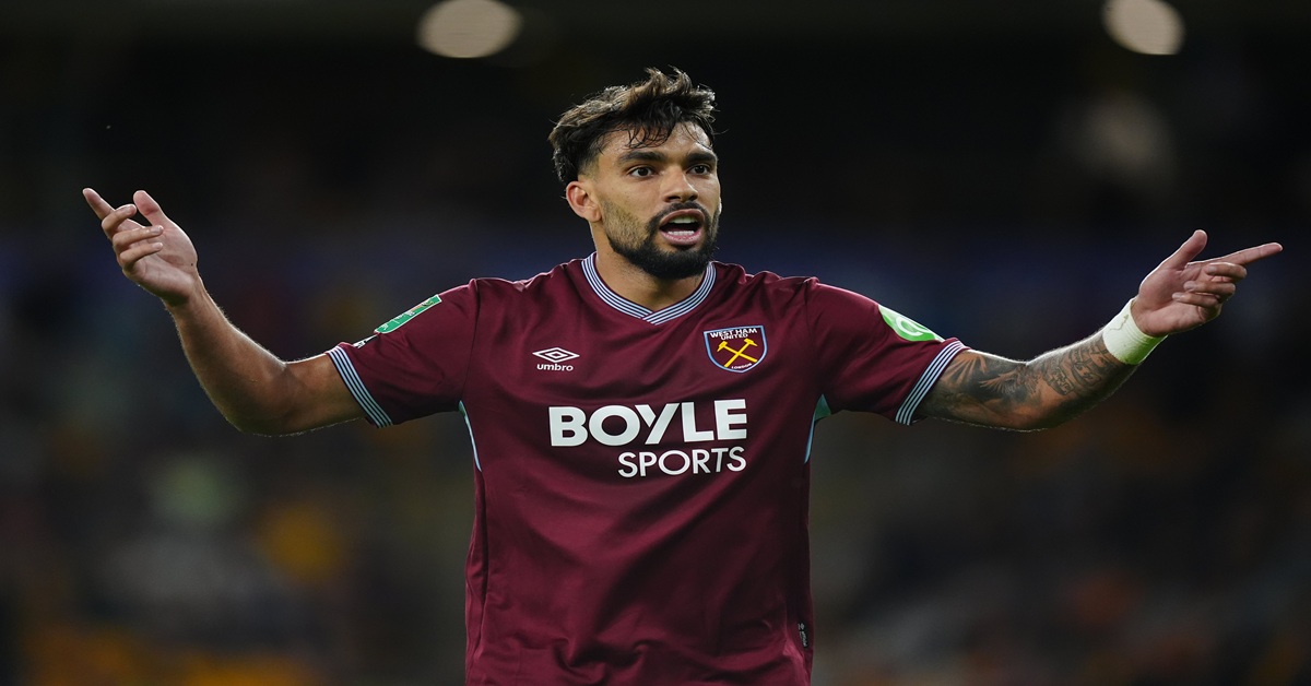 En la foto, el futbolista brasileño Lucas Paqueta