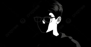 En la foto, silueta de un joven con espejuelos