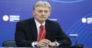 En la foto, el vocero del Kremlin Dmitri Peskov