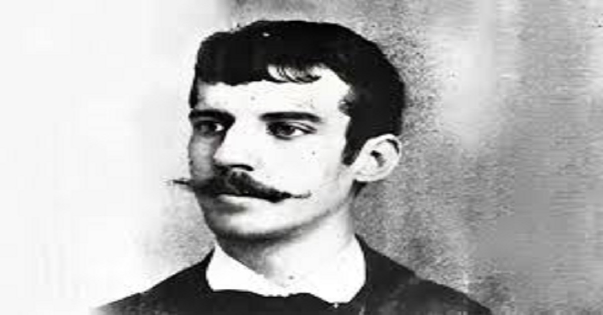 En la foto, un dibujo de Julián del Casal