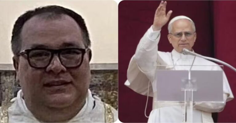 En la foto, Alessandro Frateschi y el Papa