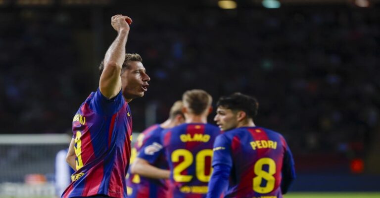 En la foto, Robert Lewandowski