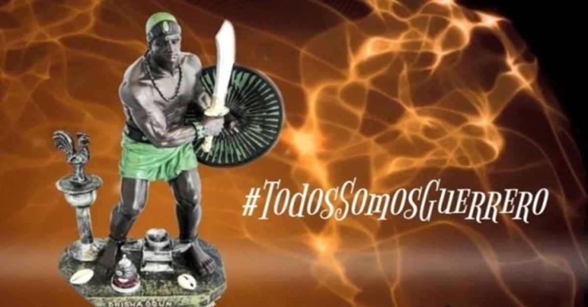 En la foto, una imagen de la página de la ciberclaria Guerrero Cubano