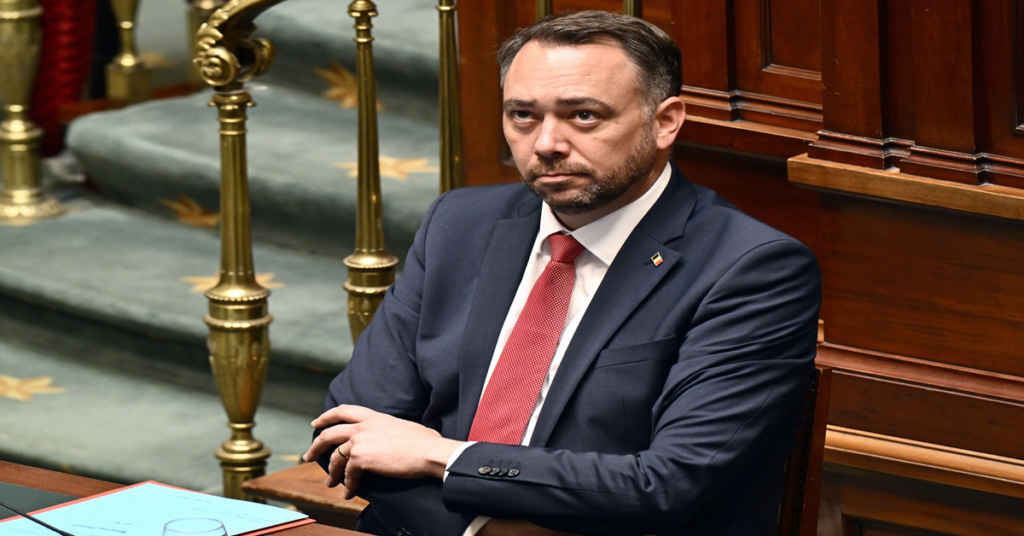 Bélgica anuncia el reconocimiento de Palestina en septiembre para 'preservar la solución de dos Estados' 7 En la foto, Maxime Prevot