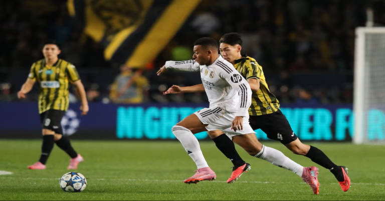 En la foto, Kylian Mbappé