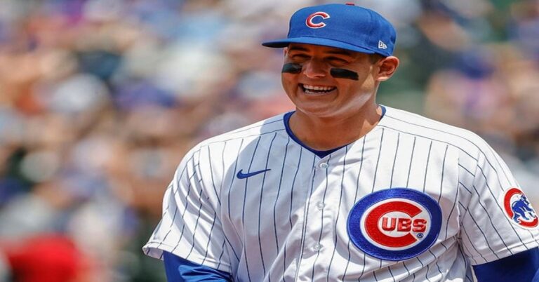 En la foto, Anthony Rizzo vestido de Cubs