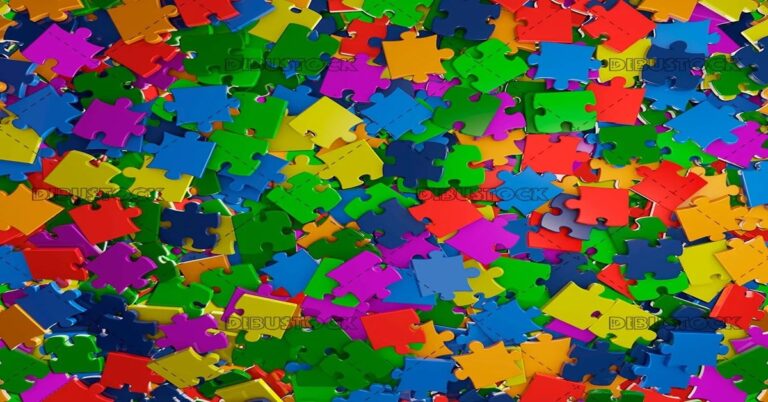 En la foto, piezas de un rompecabezas