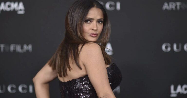 En la foto, Salma Hayek
