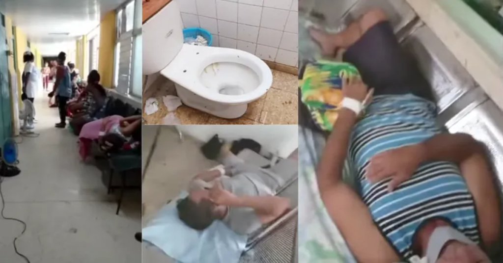 En la foto, caos en el sistema de salud cubano
